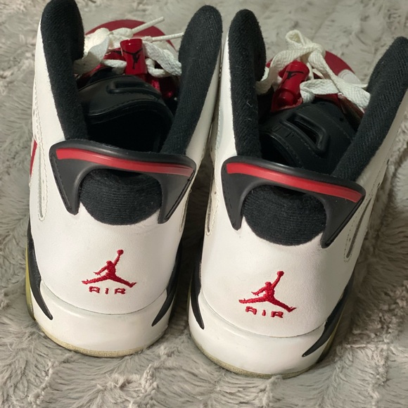 Air Jordan Retro 6 Carmine 2014 Size 7Y - Picture 5 of 7